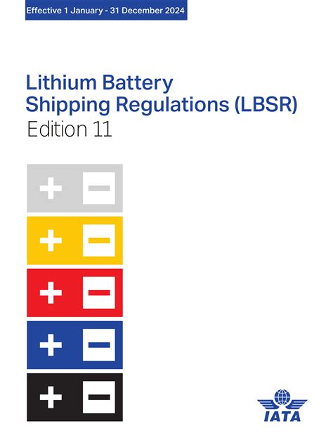 iata lithium battery shipping guidelines.